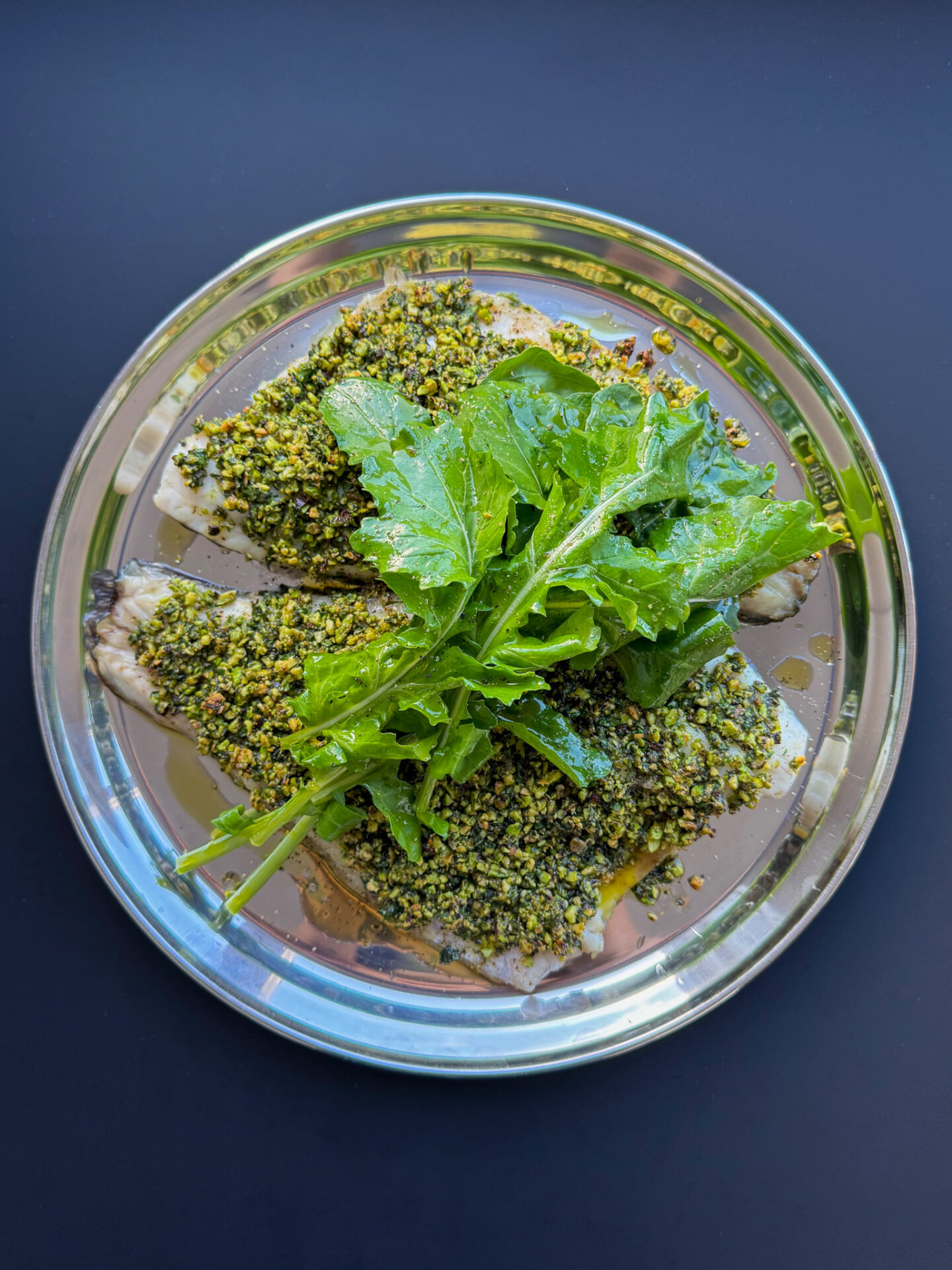 Sicilian-Inspired Baked Murray Cod with Pistachio & Lemon Crust - Brooke Kelly Nutrition